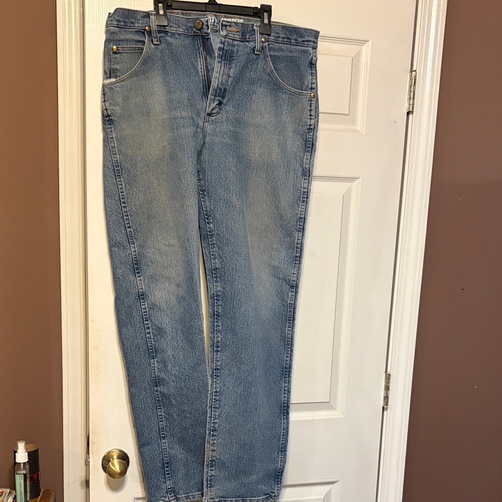 Wrangler Light Blue Straight Men's Jeans